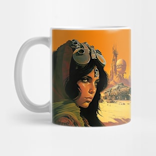 We Are Floating In Space - 71 - Sci-Fi Inspired Retro Artwork Mug